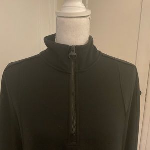 Athleta Mock Neck Zipper Front Dress